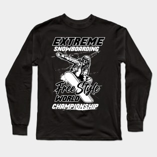 EXTREME SNOWBOARDING CHAMPIONSHIP Long Sleeve T-Shirt